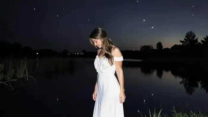 Звезда перевернутый таро — женщина в тишине, кувшины не льются, одна звезда едва светит